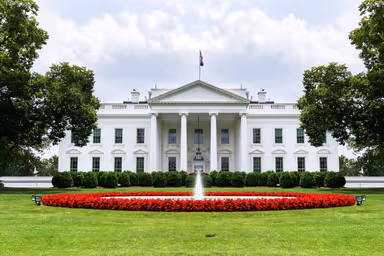 US White House front view 2