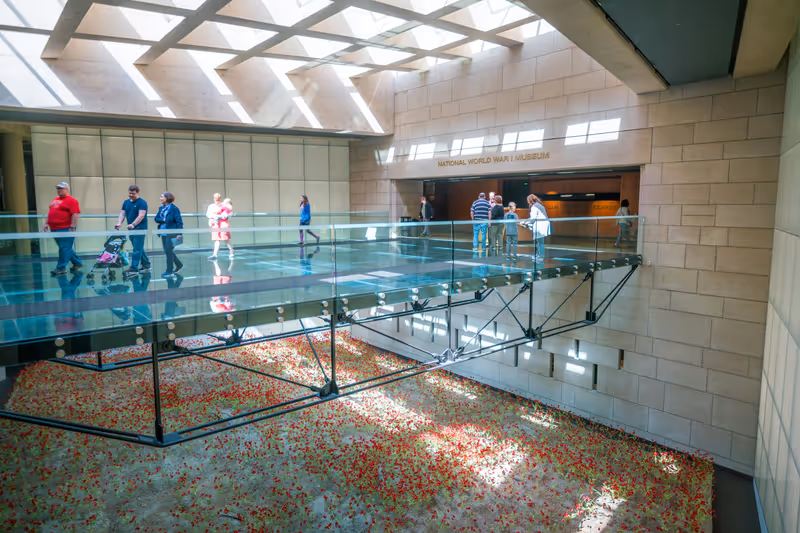 KANSAS CITY, KA - MARCH 22: Interior of Kansas City Liberty Memorial World War One Museum on March 22, 2018