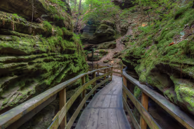 Witches Gulch is a hidden Attraction in Wisconsin Dells and can only be reached by Boat
