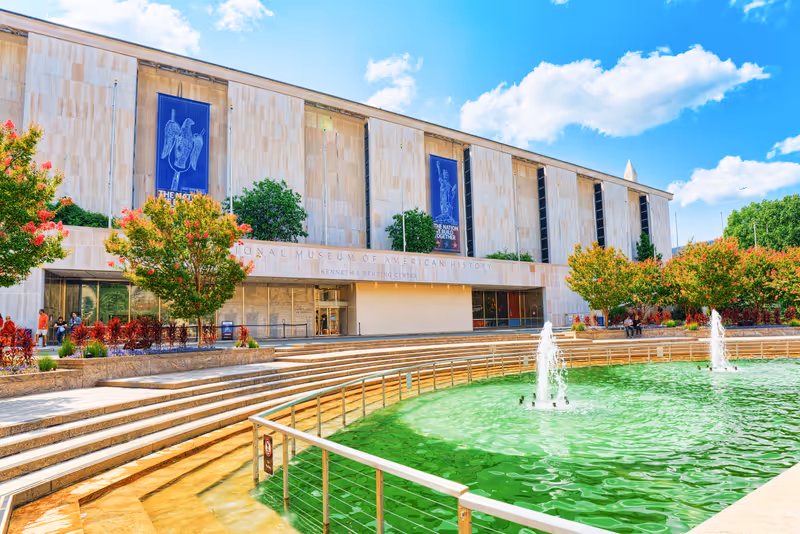 Washington, DC, USA - September 10,2017 : Smithsonian National Museum of American History located on National Mall.