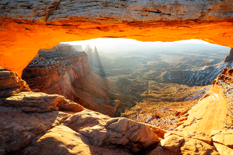 Sunrise at Mesa Arch, Utah-USA