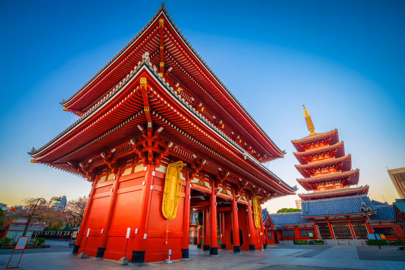 Tokyo - Sensoji-ji, Temple in Asakusa, Japan