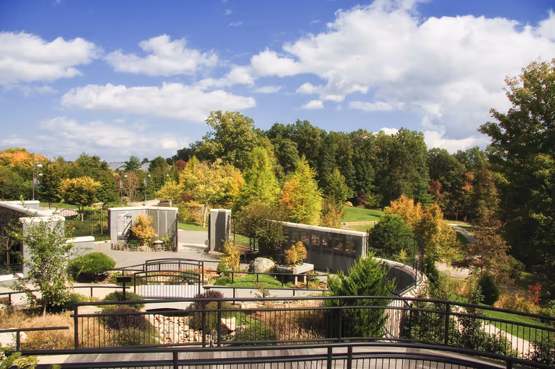 North Carolina Arboretum Garden in Asheville
