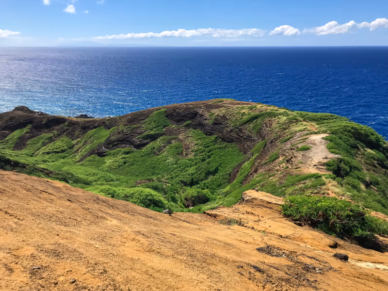 Koko crater arch, honolulu, hawaii