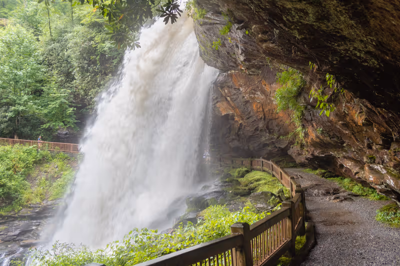 Dry Falls Nantahala National Forest North Carolina