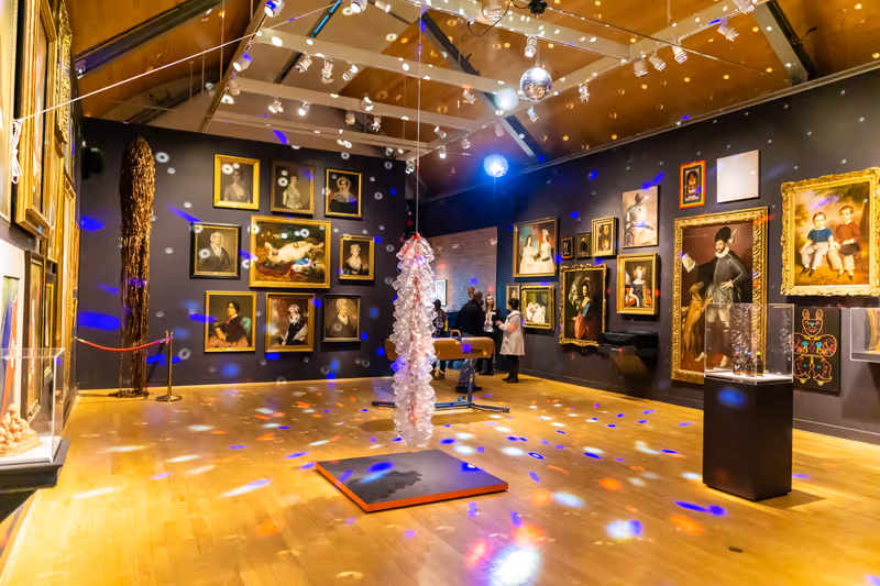 Providence, Rhode Island, USA - Dec 29 2019 - Interior of Rhode Island School of Design (RISD)