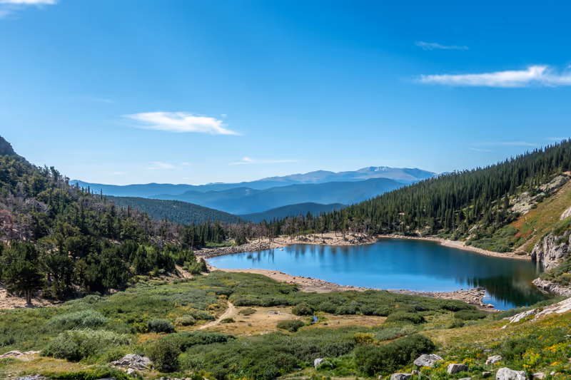 Saint Mary's Glacier lake Colorado