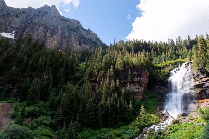 Bear Creek Falls near Telluride Colorado