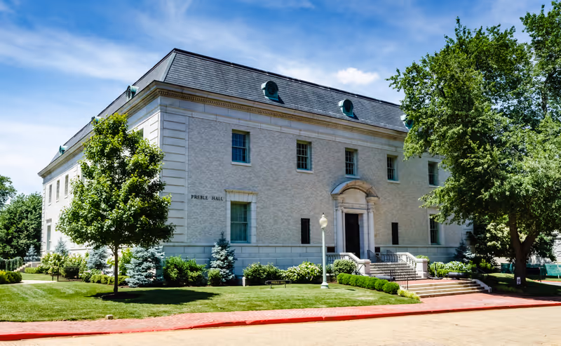 Annapolis, MD/USA - 06/11/2015: The U.S. Naval Academy Museum located in Preble Hall, on the grounds of the U.S. Naval Academy, houses two floors of exhibits about the history of seapower.