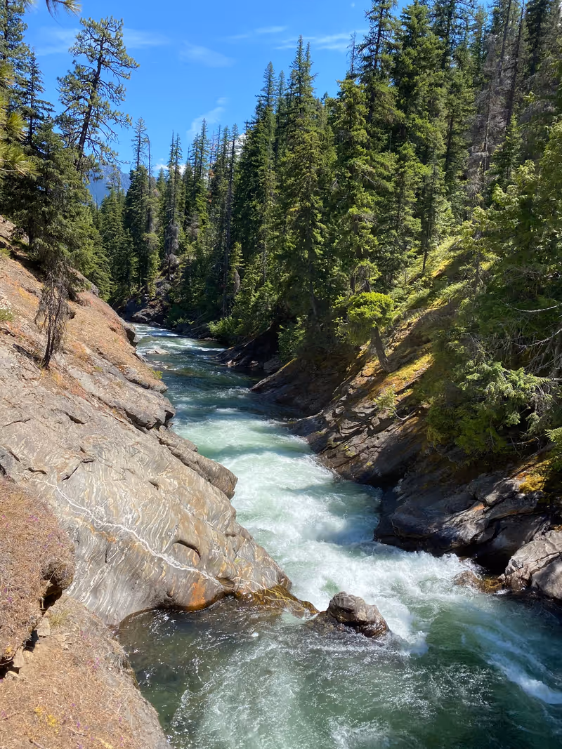 Icicle Gorge Hike in Leavenworth, Washington.