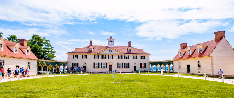 President George Washington home at Mount Vernon in Virginia, July 2018: USA