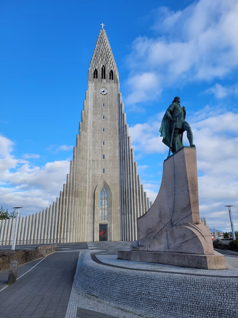 Church of Hallgrímur (Hallgrímskirkja) - Reykjavik Iceland tourist attraction, capital city landmark