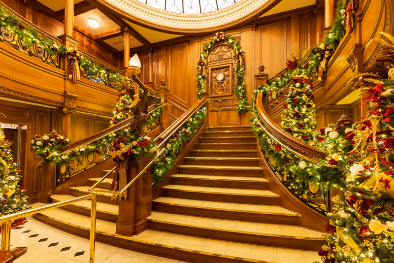 Missouri, OCT 29 2022 - Interior view of the TITANIC Museum Attraction
