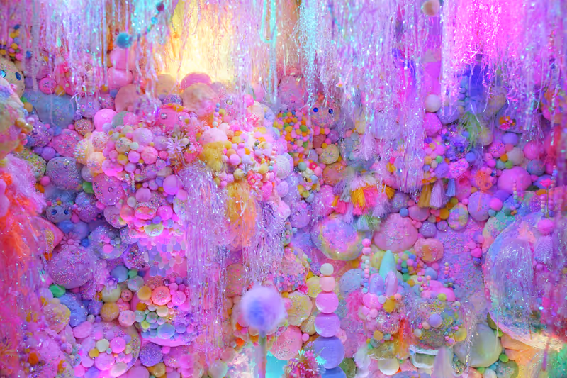 Santa Fe, New Mexico, USA - October 29, 2022: The And Everything Nice with Pip and Pop exhibit at Meow Wolf