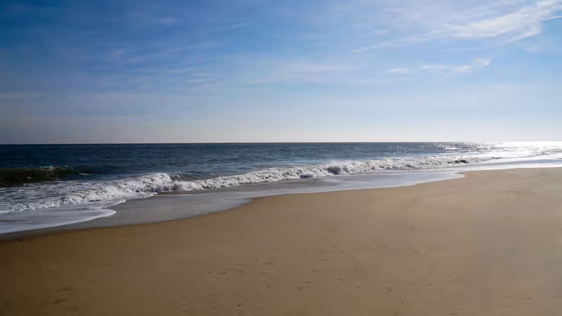 Shore line Bethany Beach Delaware