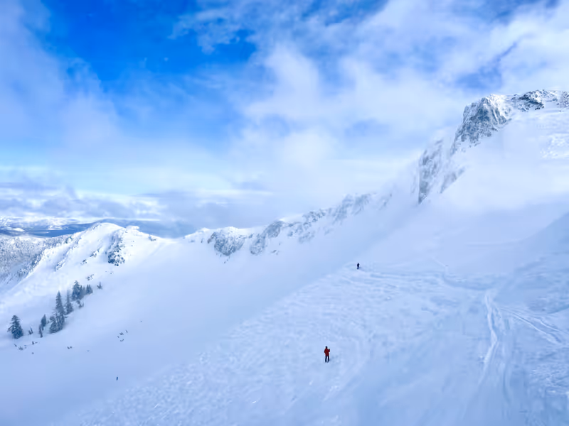 Skiing at Palisades in Tahoe, California