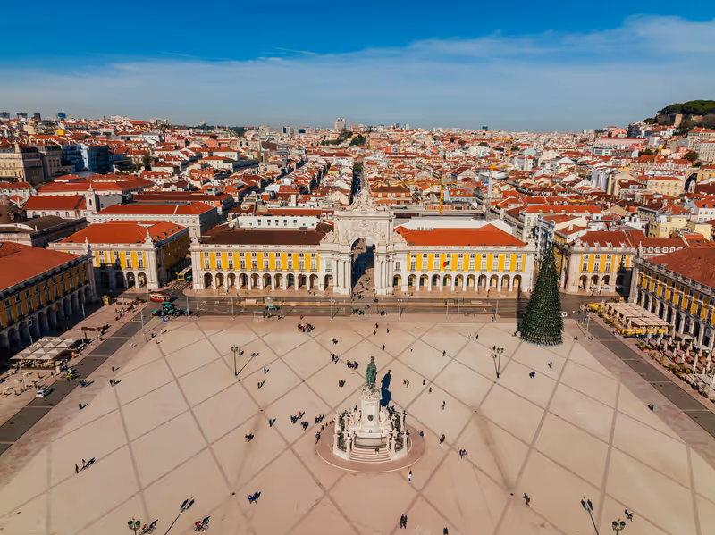 Praça do Comércio in Lisbon, Portugal