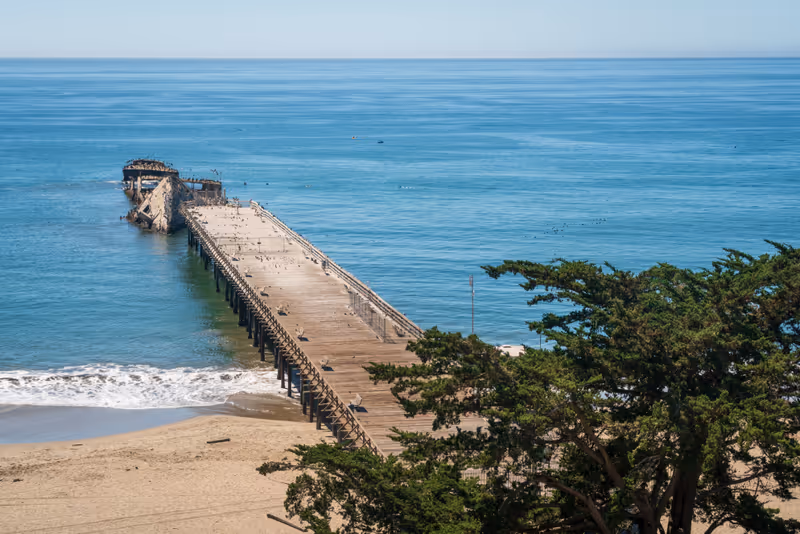 Sea Cliff State Beach in Aptos, California