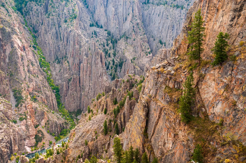 Black Canyon of the Gunnison National Park in Colorado