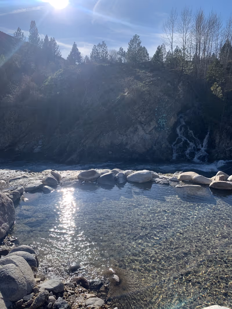 Kirkam and Bonneville Hot Springs, Grandjean, Idaho