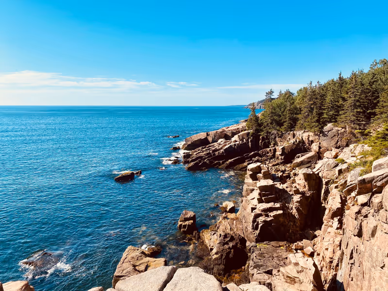 View from the Ocean Path Trail - Acadia National Park