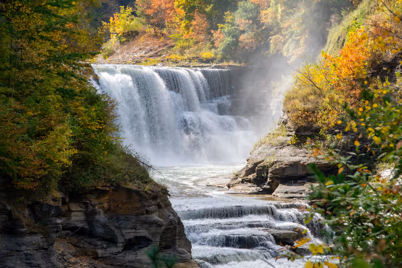 Lower Falls at Letchworth State Park