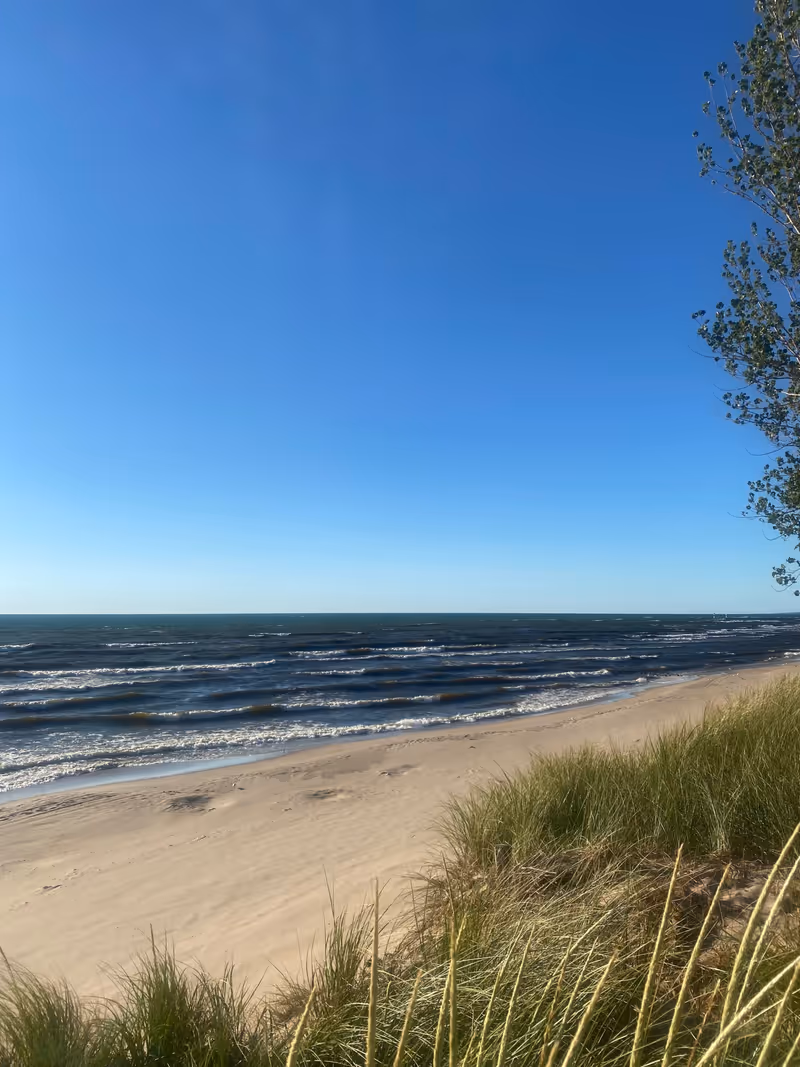 Photography of Lake Michigan taken at Oval Beach, August 2022