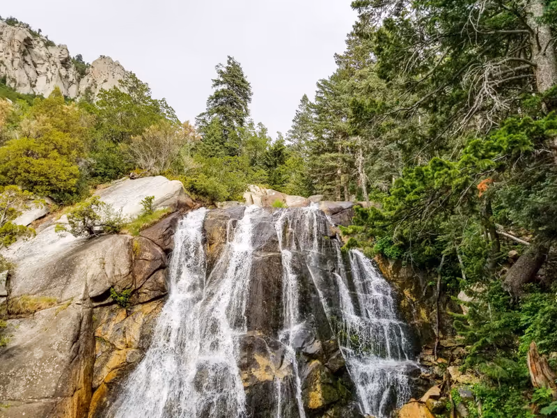 Bell Canyon Waterfall in the Wasatch Mountains