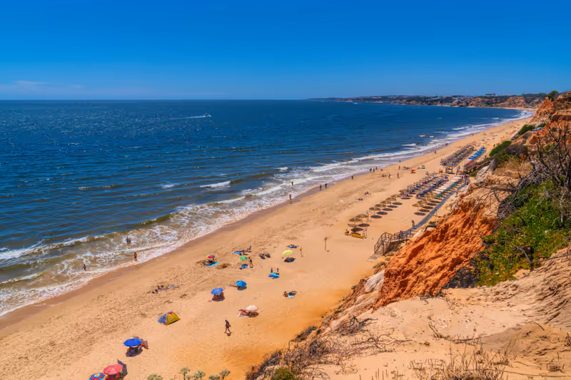 Praia da Falesia the Algarve, Portugal beautiful beach near Vilamoura and Albufeira