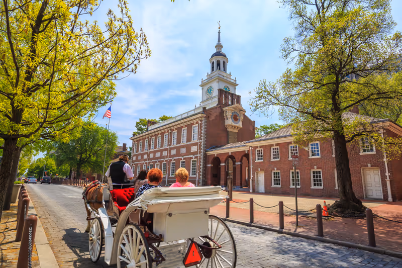 Independence Hall in Philadelphia, Pennsylvania.