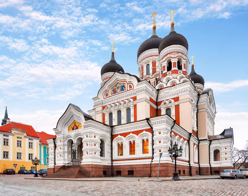 Alexander Nevsky Cathedral in Tallinn Old Town, Estonia