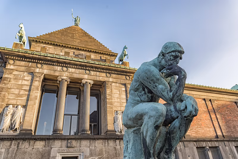 COPENHAGEN, DENMARK - DECEMBER 24, 2016: The Ny Carlsberg Glyptotek is an art museum in Copenhagen, Denmark.