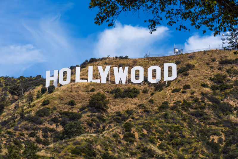 Hollywood Sign - Taken on April 17, 2017. Viewed from Griffith Park, California USA.
