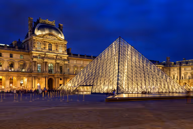 PARIS, FRANCE - 06 MAY, 2017: Louvre museum is one of the world&#39;s largest museums with more than 8 million visitors each year.