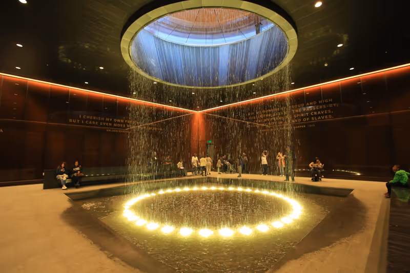 WASHINGTON,USA;OCT 21:inside of National Museum of African American History and Culture, was opened in this year in Washington on 21 October 2016. It contain 37000 objects related to african american