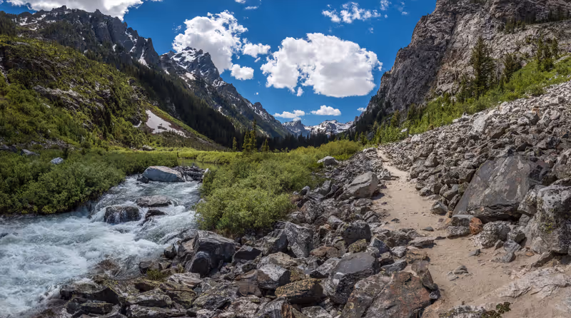 Cascade Canyon Trail at Grand Teton National Park